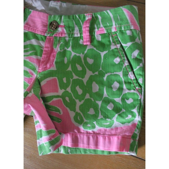 Lilly Pulitzer Tropical The Callahan Short 00 Preowned - Picture 3 of 8
